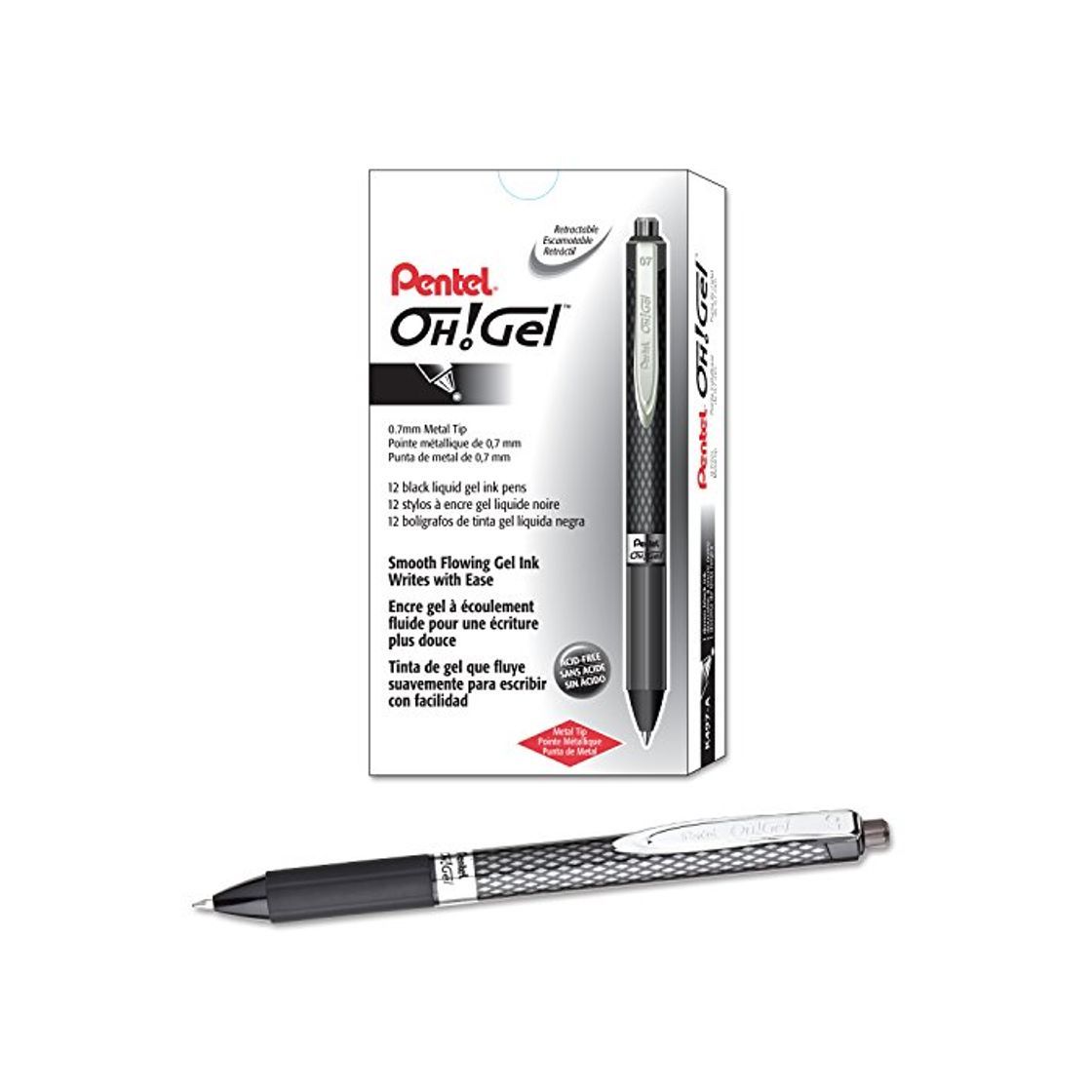 Products Pentel K497 Lapiceros de Gel color Negro