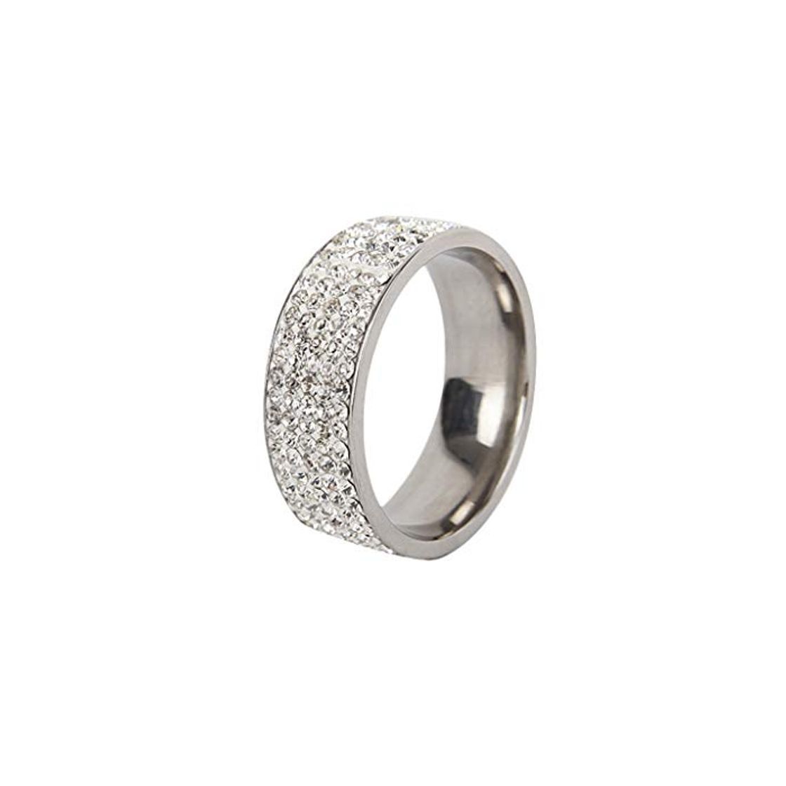 Producto LANSKIRT Anillos de Mujer, Anillos para Hombre de Acero Inoxidable de Geometría