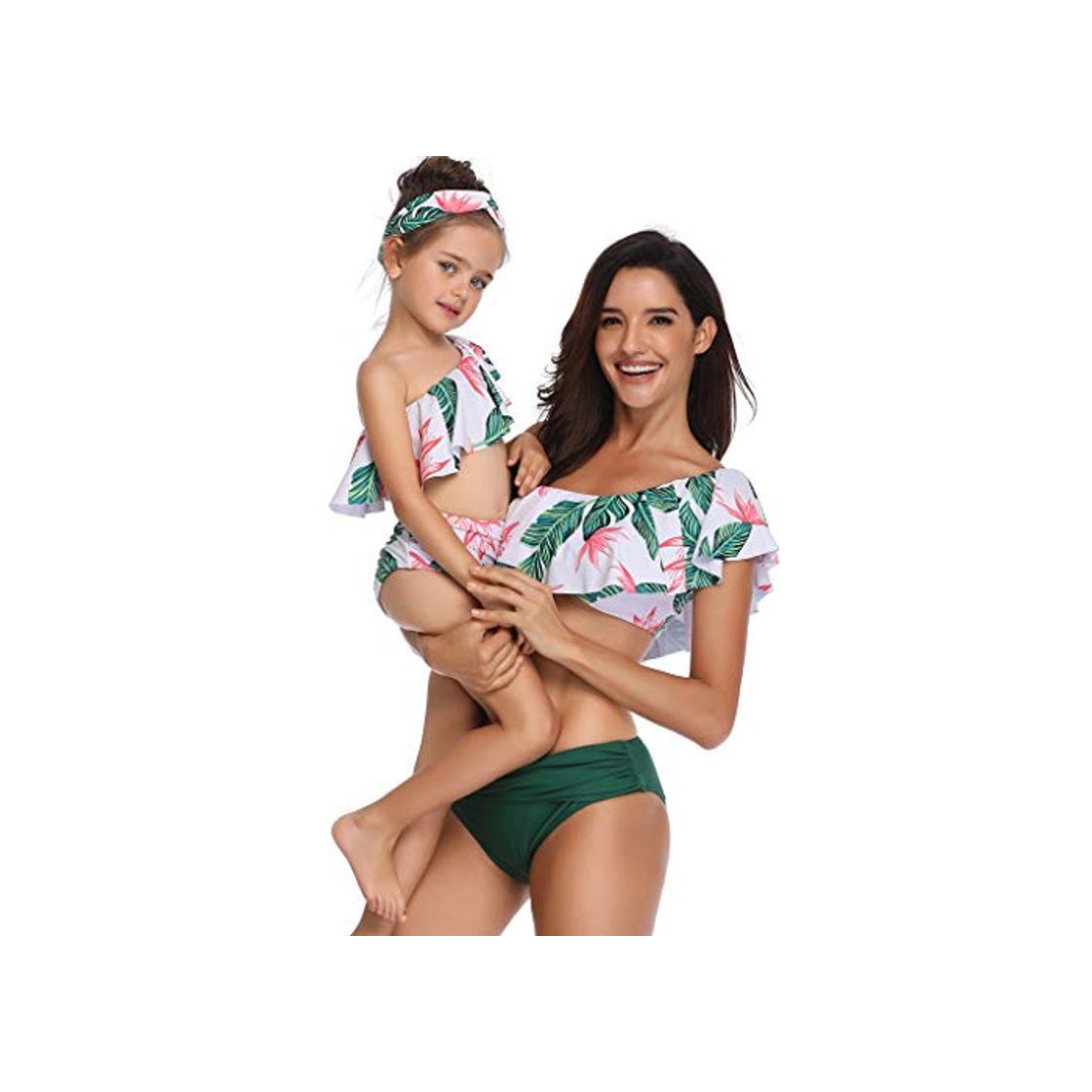 Productos QinMM 2019 Bikini Floral para Mujer y 3-6 años niña