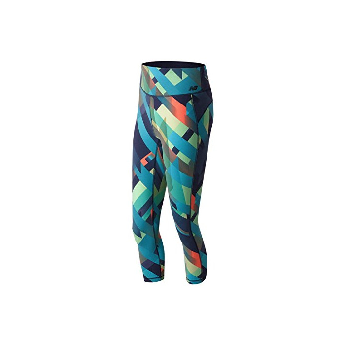 Producto New Balance de las Mujeres Impreso de Alta Rise Transformar Crop Leggings