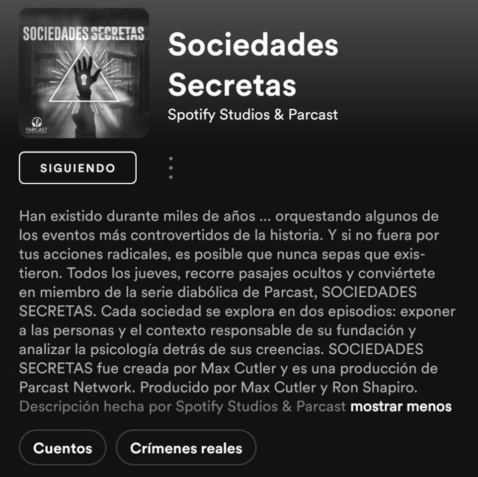 Moda Sociedades secretas