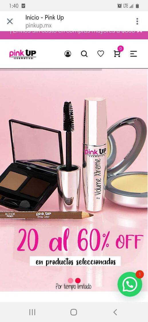 Fashion Pink Up Cosmetics!