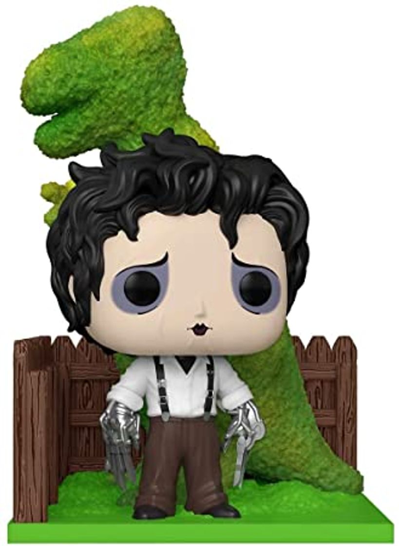 Social Funko- Pop Deluxe: Edward Scissorhands-Edward & DinoHedge Figura Coleccionable, Multicolor