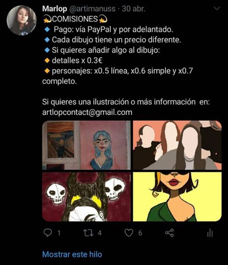 Mi insta donde subo dibujos, tanto digital como tradicional