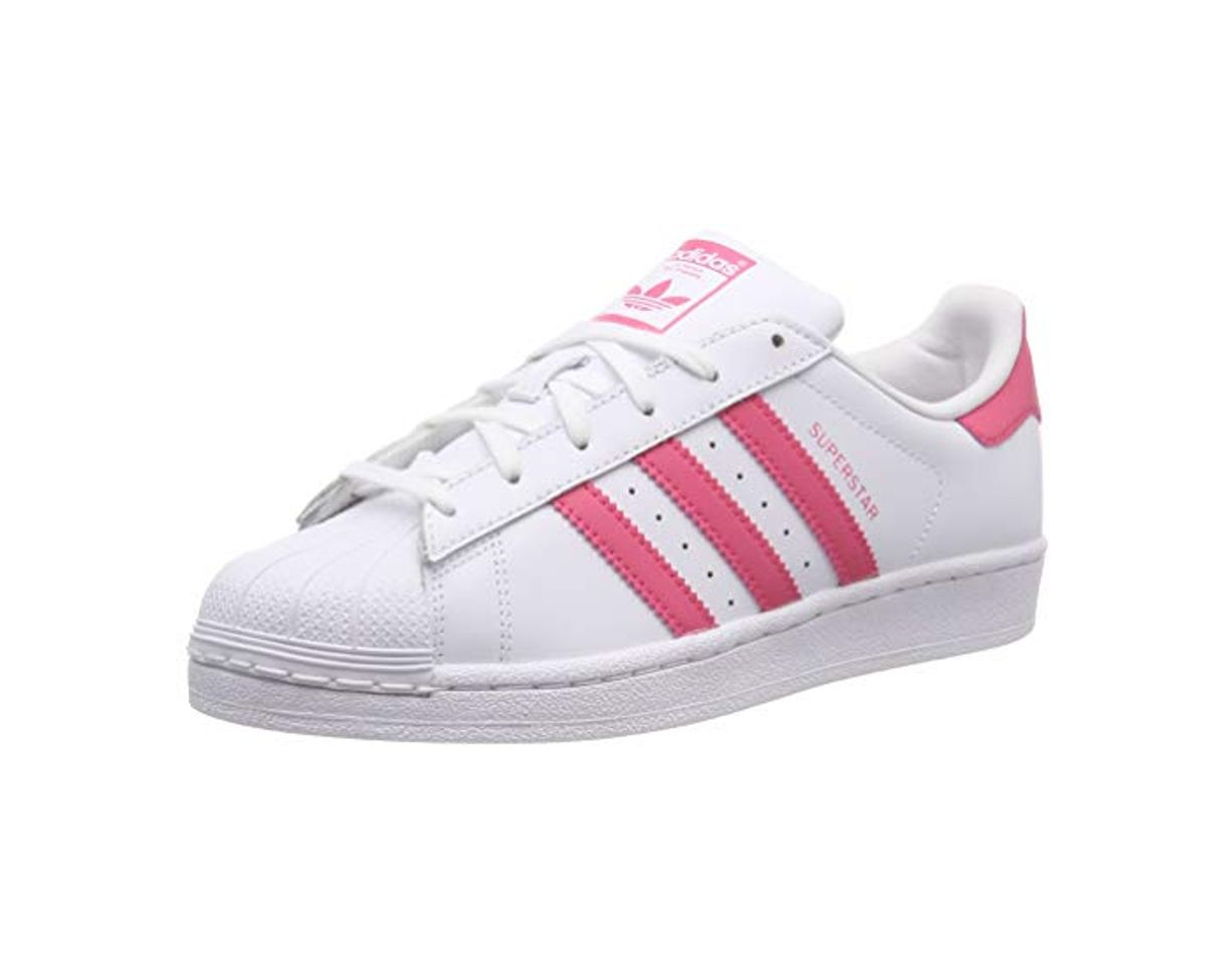 Social adidas Superstar J, Zapatillas de Gimnasia Unisex Niños, Blanco