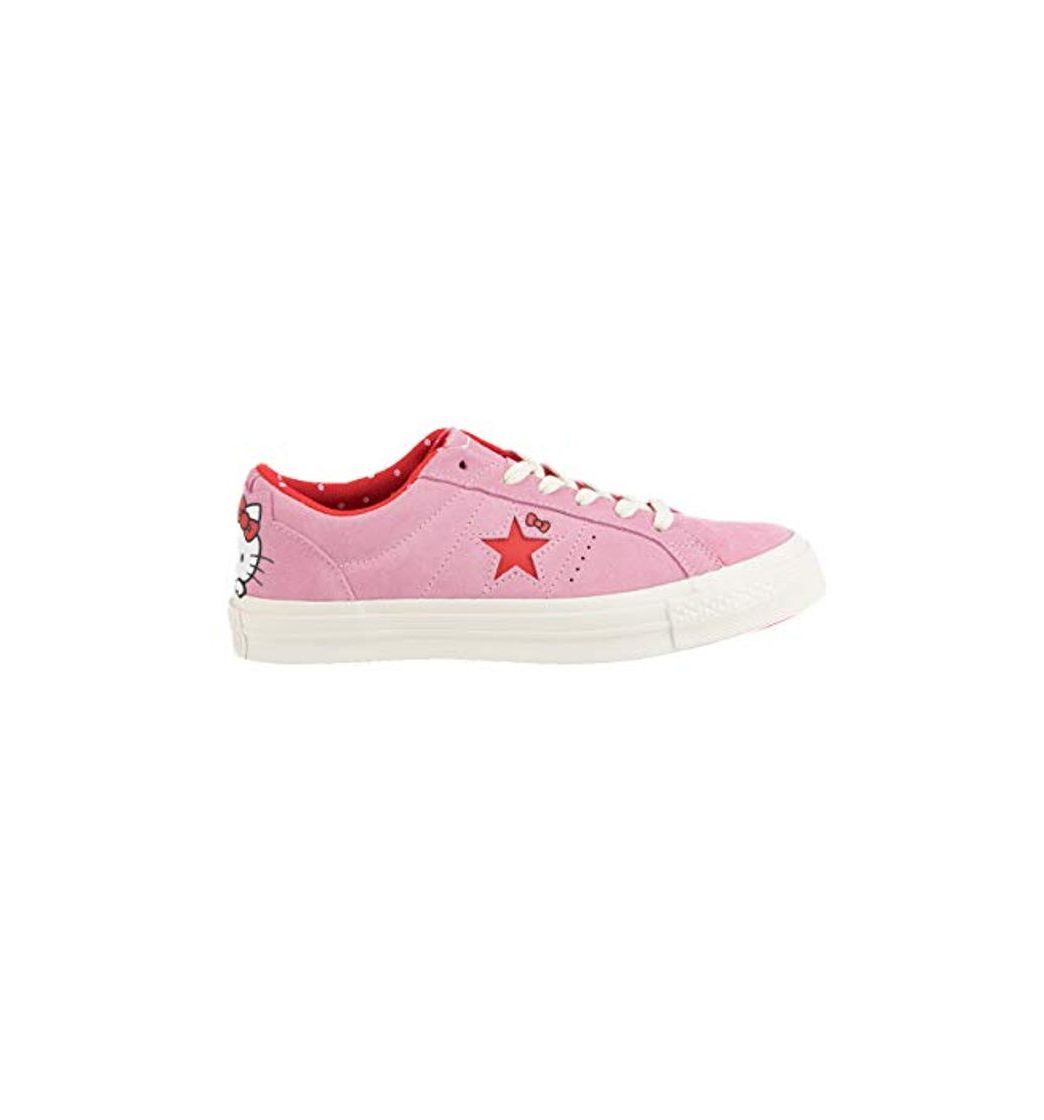 Moda Converse Chuck Taylor All Star Lo Hello Kitty Fashion Sneakers