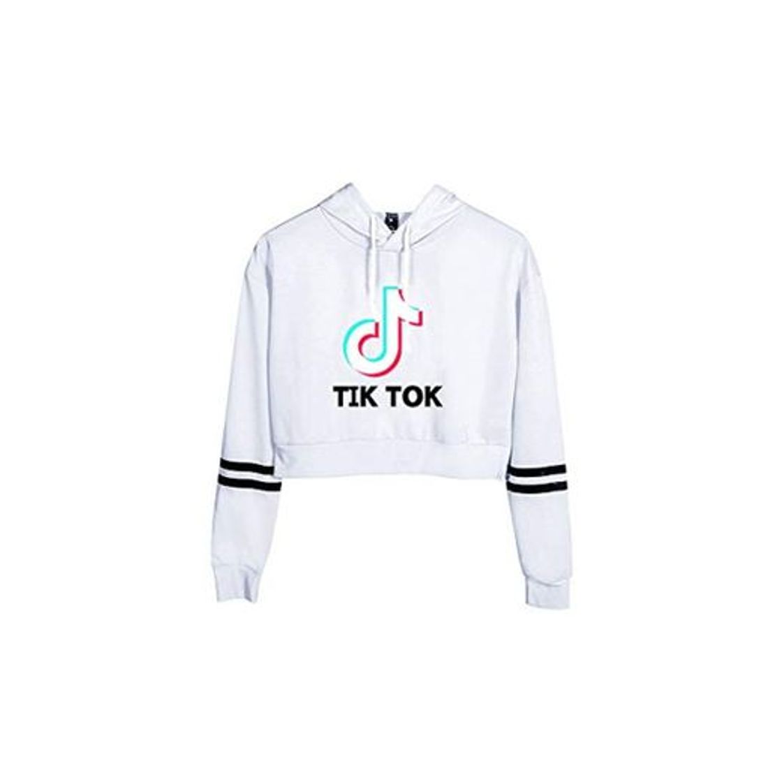 Productos TIK TOK Imprimiendo Mujer Crop Top Sudadera con Capucha Casual Manga Larga Moda Sudadera Chaquetas Abrigos Pullover Camisetas Tops Calle Jersey Abrigo Deportiva