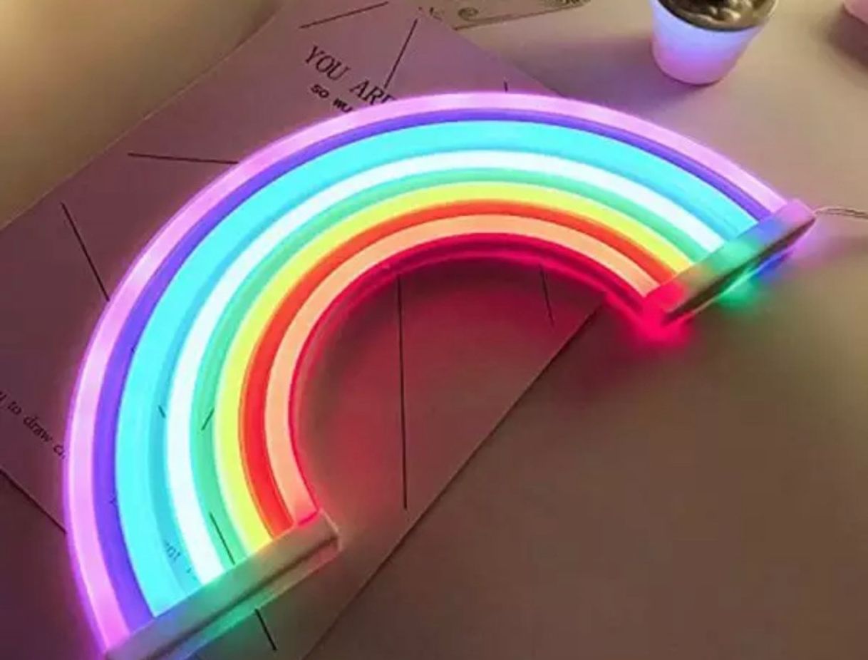 Social Led arcoíris 