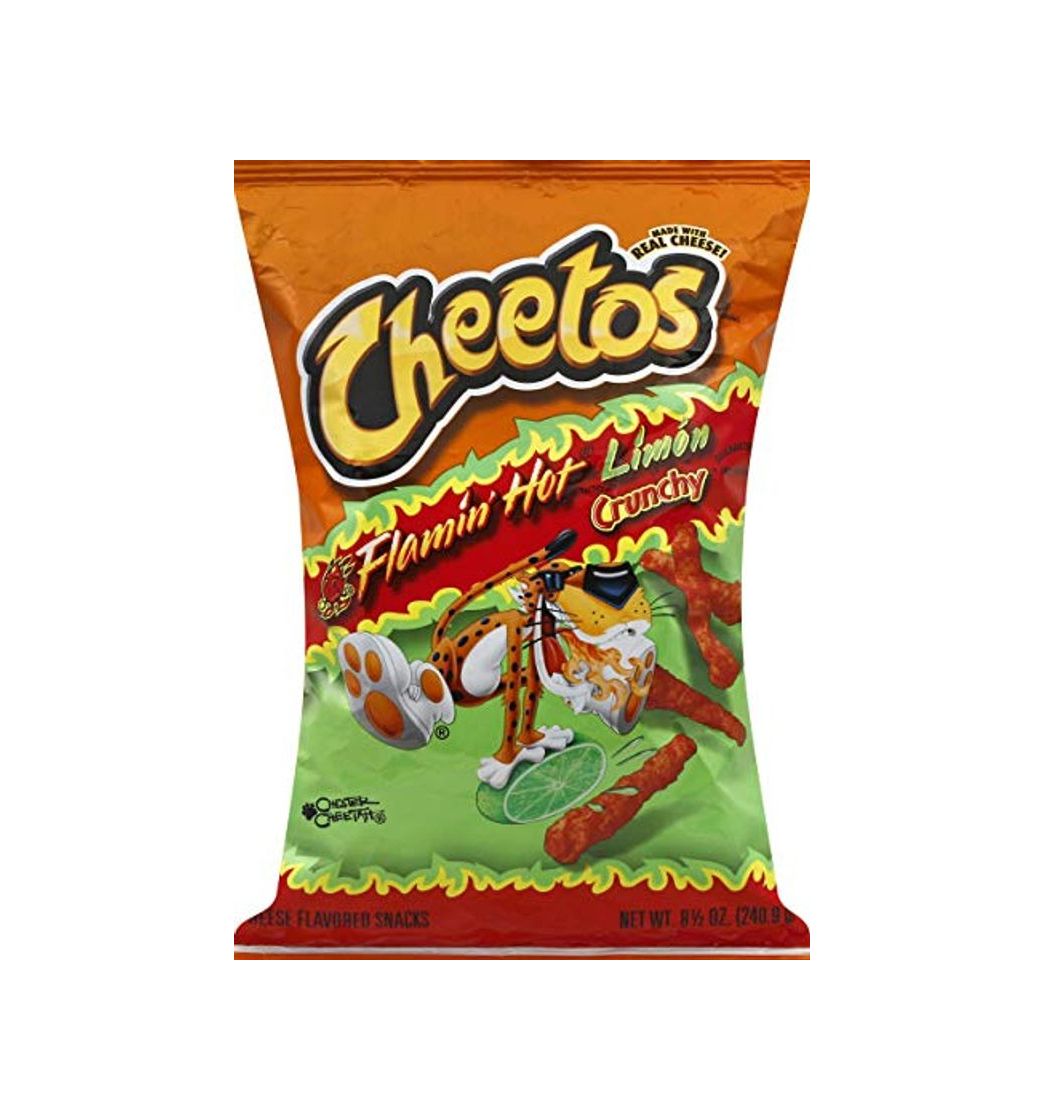 Social Cheetos Flamin Hot Limon Crunchy 8.5 oz