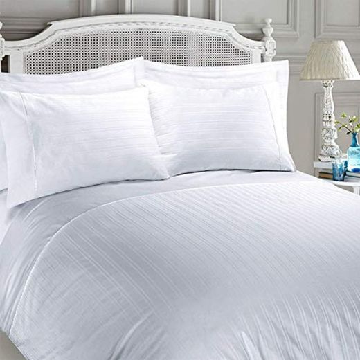 White, Super_King_Size) - Luxury Soft Hotel Collection 100% Egyptian Cotton 400 Thread