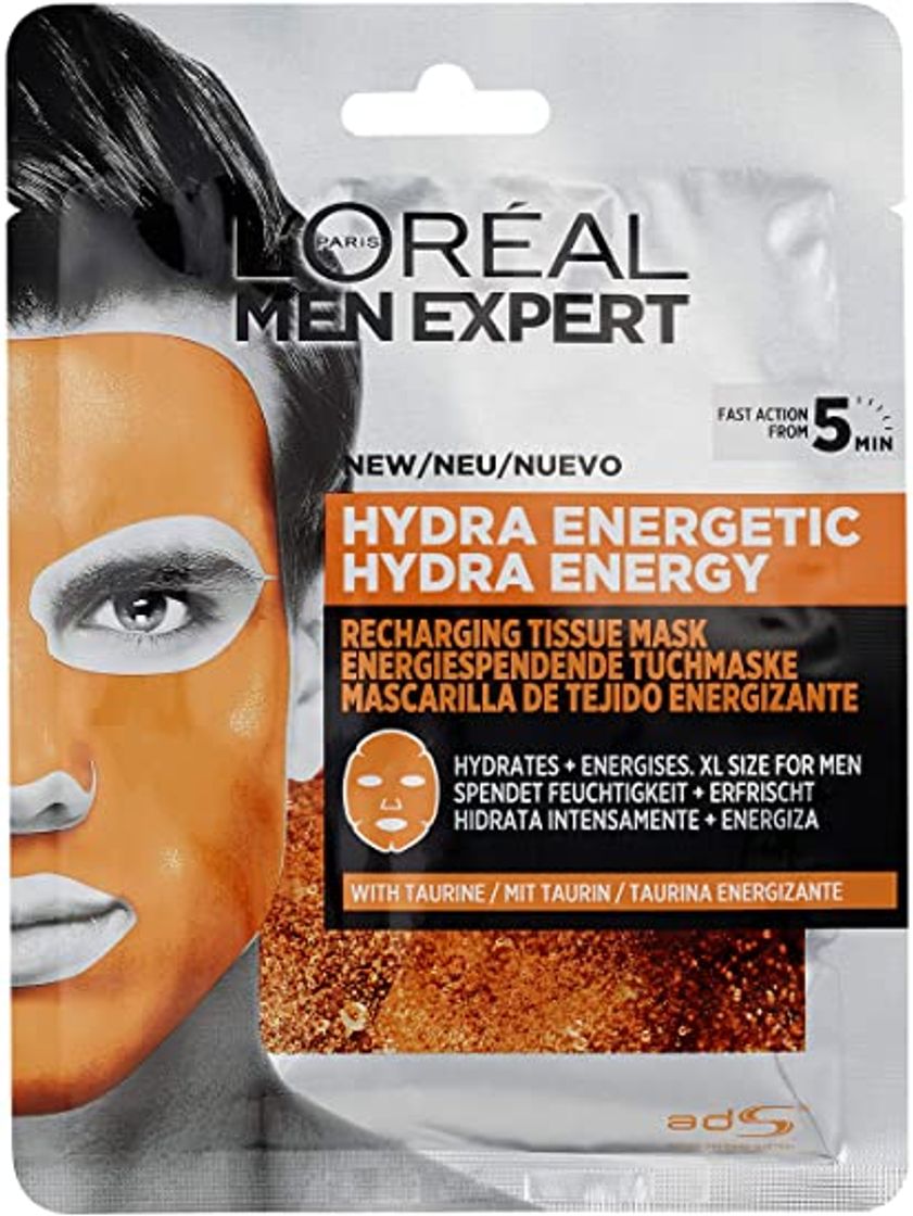 Producto L'Oreal Paris Mascarilla facial hydra energetic men expert