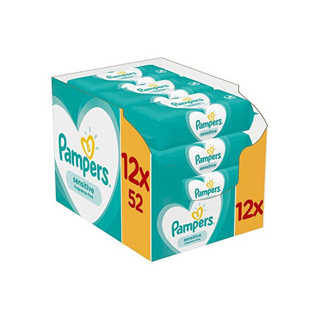 Social Pampers Sensitive 81687211 toallita húmeda para bebé 52 pieza