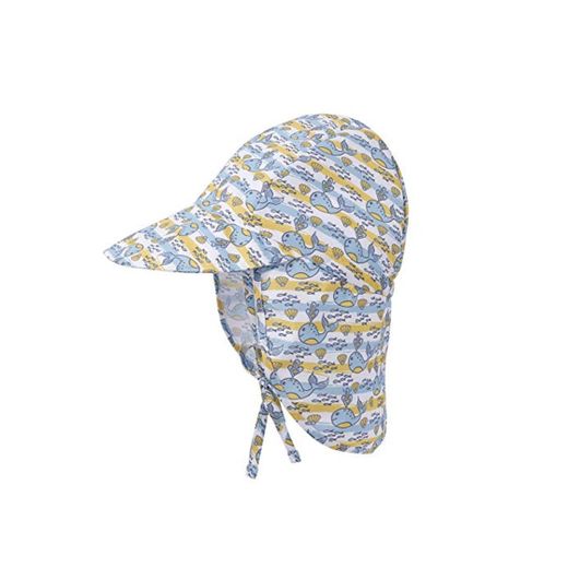 Sombrero de Sol con Cubrenuca para Bebé Niños Niñas Anti-UV Gorro Verano