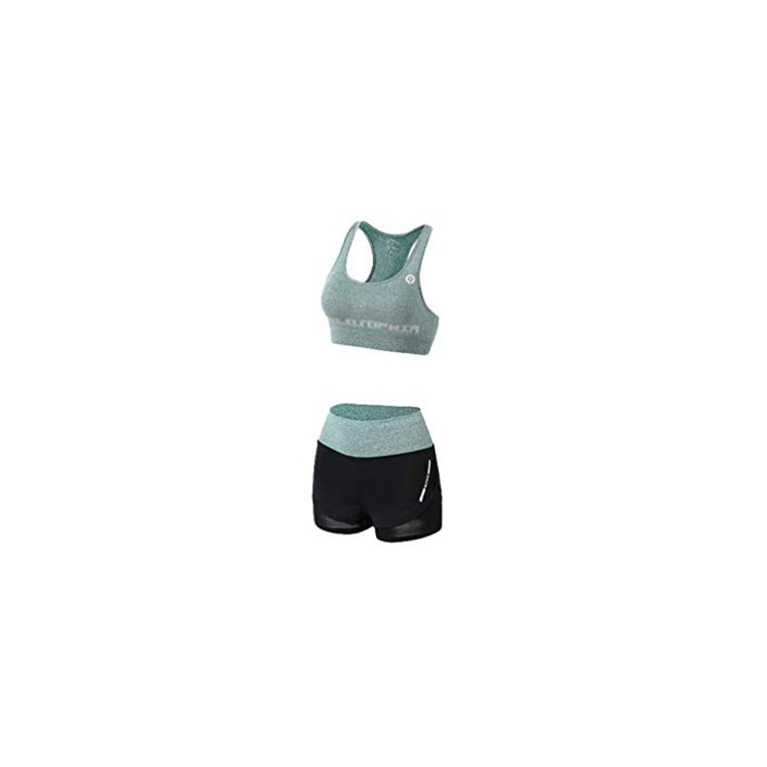 Fashion Kaiyei Conjunto Deportivo Mujer Fitness 2 Piezas Sujetador