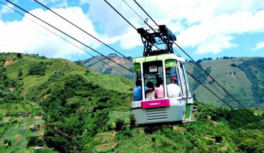 Teleférico San Sebastian, Palmitas, Medellín