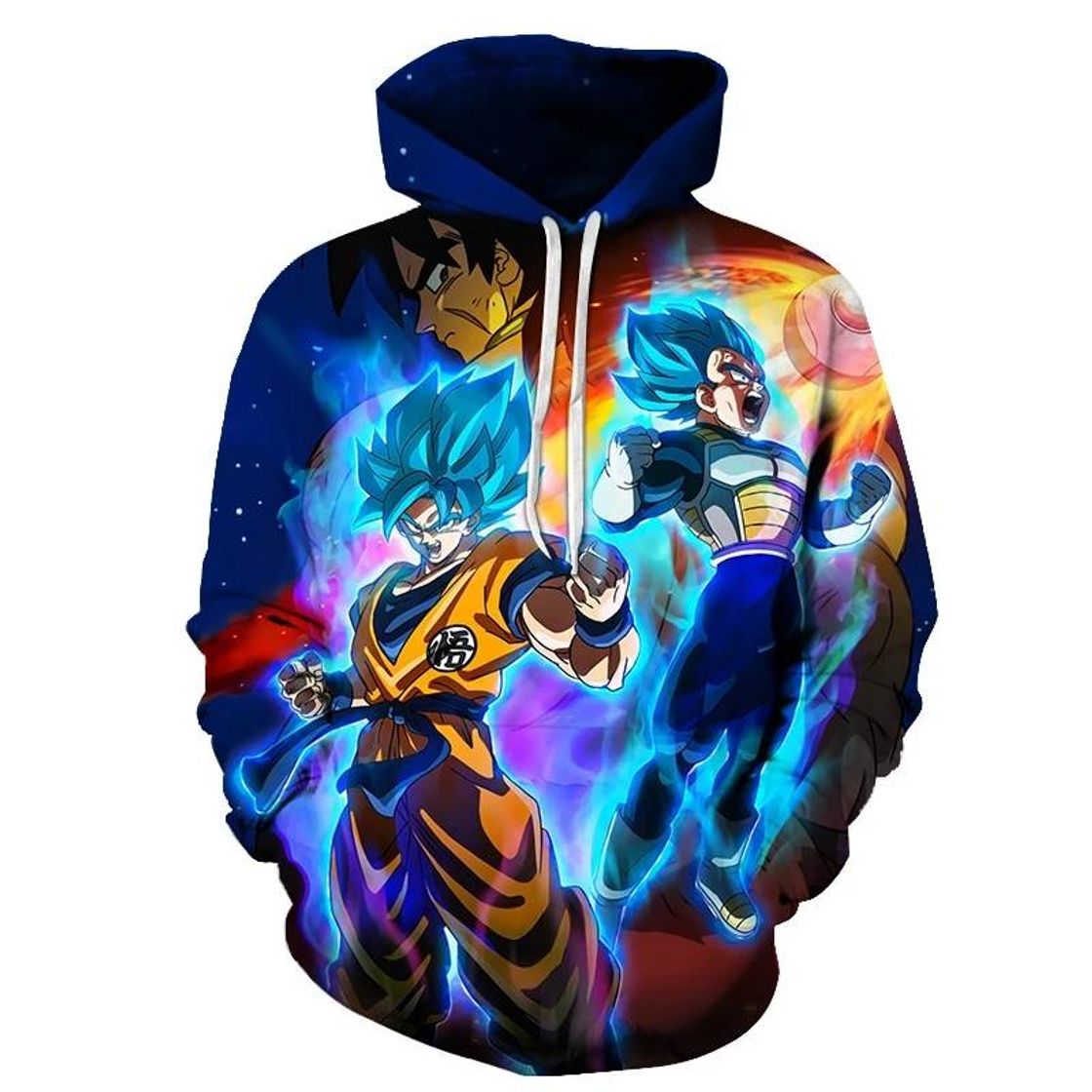 Moda Dragon Ball Z grueso Goku 3D