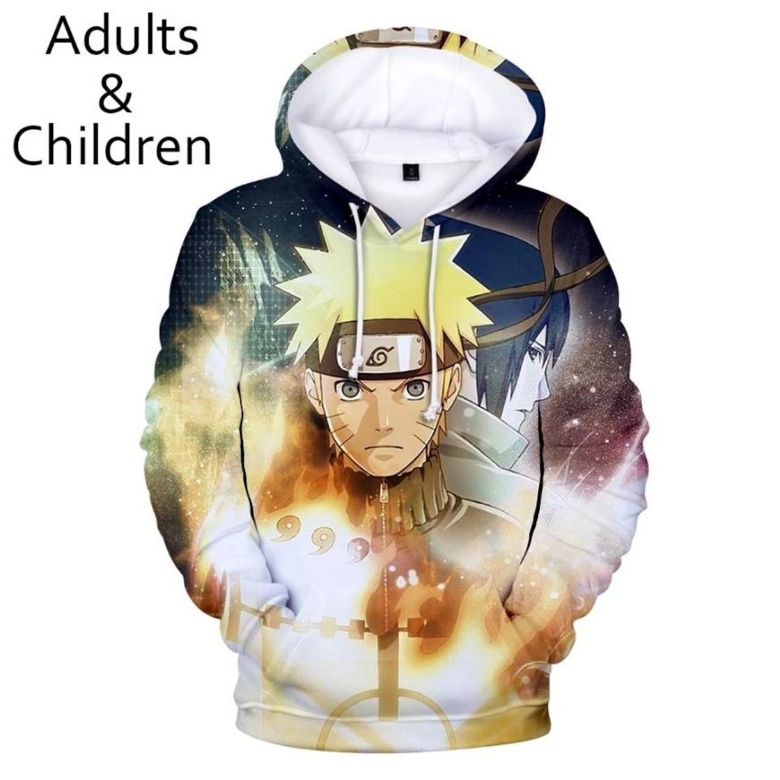 Moda 3D impreso Anime sudaderas con capucha de Naruto