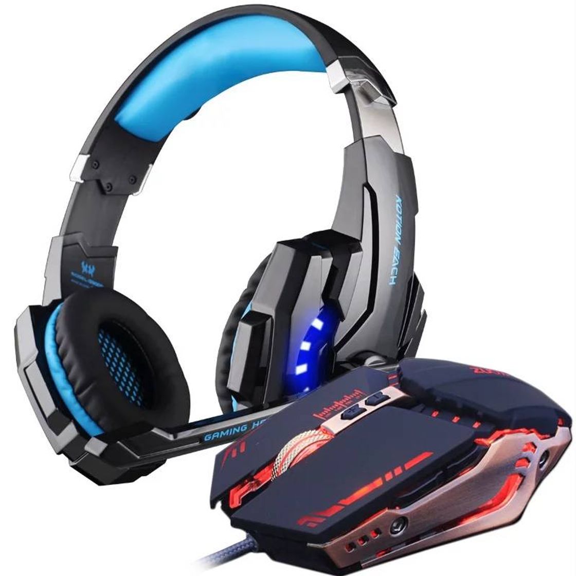 Fashion Auriculares para juegos y ratón para juegos🖲🎧