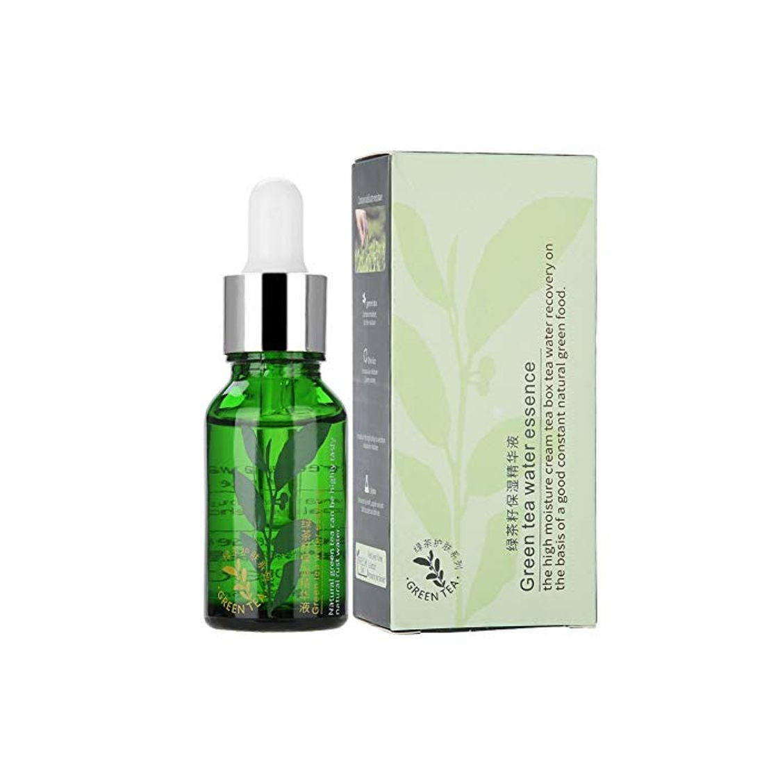 Product 15 ml de té verde esencia suero hidratante contracción poros antiaging ácido hialurónico serum reparado cara esencia limpieza profunda