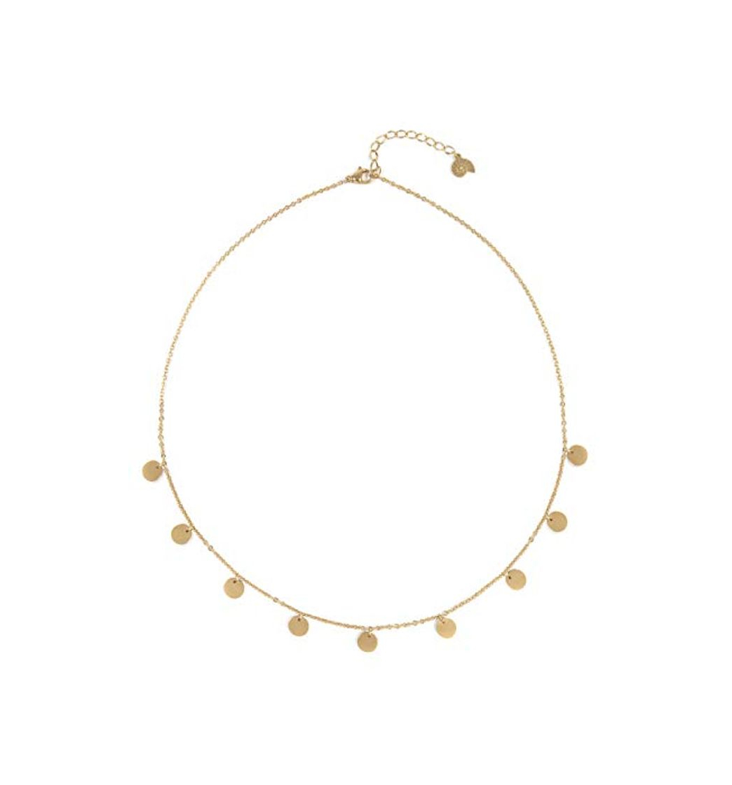 Social Happiness Boutique Damas Collar de Multi Círculos en Color Oro