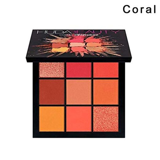 RoSoy 9 Colors Shining Matte Eyeshadow Paleta de Sombra de Ojos ahumada Impermeable