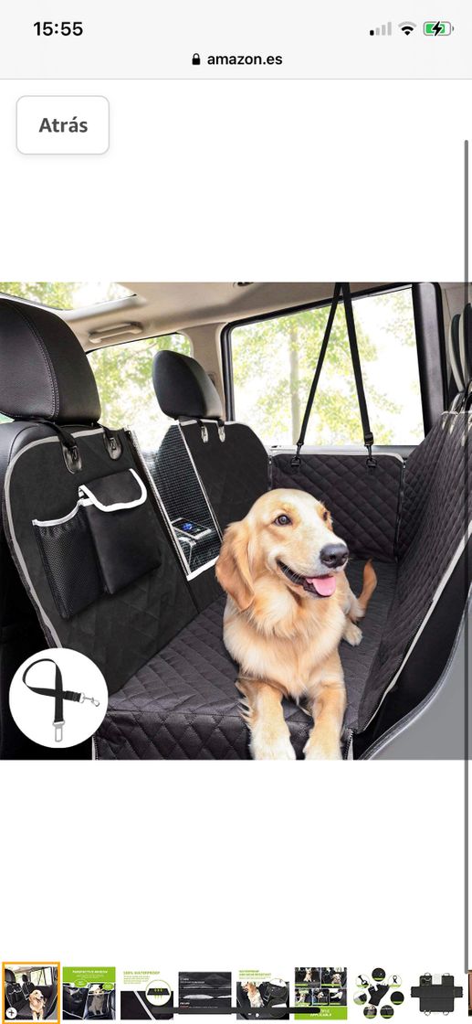 Product Cubre asientos coche perro