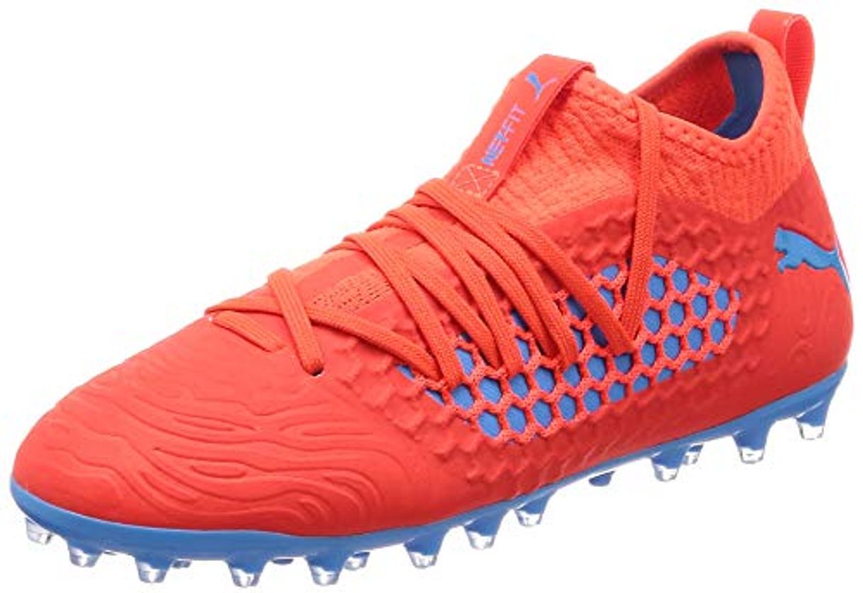 Social Puma Future 19.3 MG Jr, Zapatillas de Fútbol Unisex Adulto, Rojo