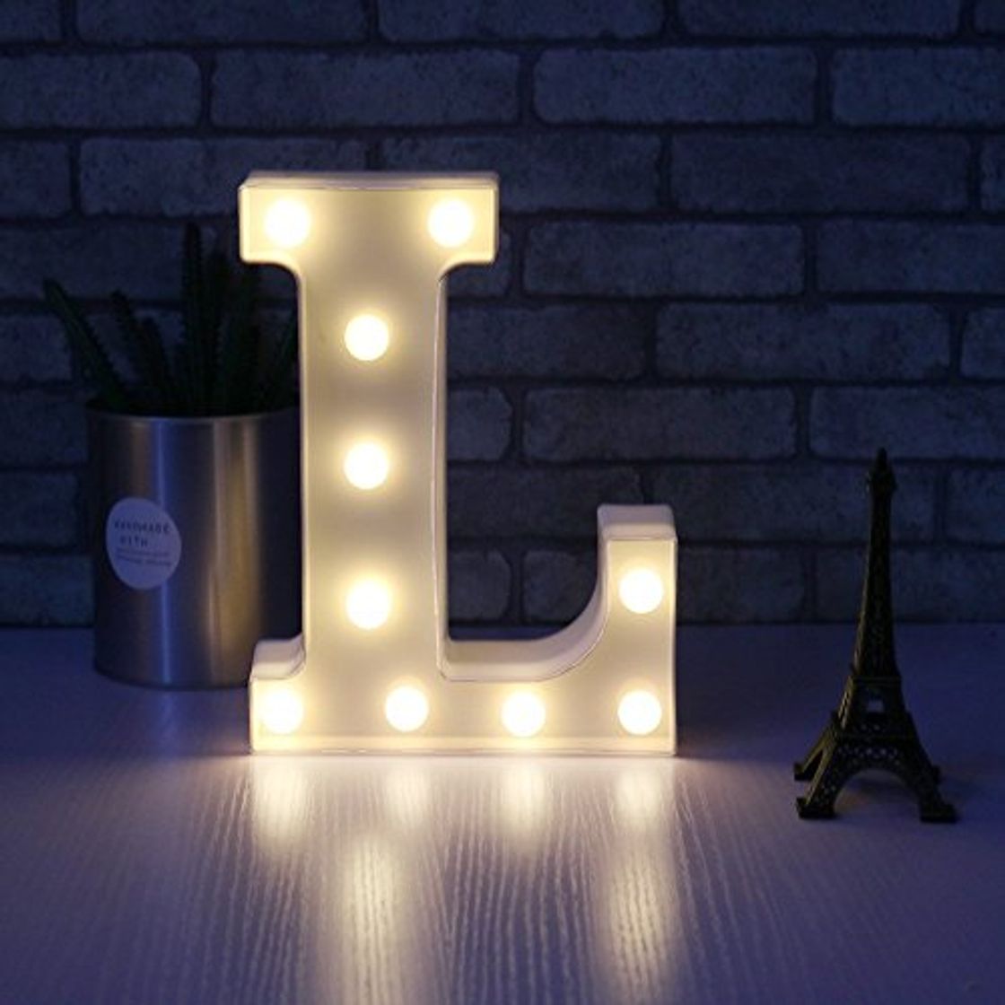 Productos Missley Letras del LED letras blancas del alfabeto LED decorativo para la