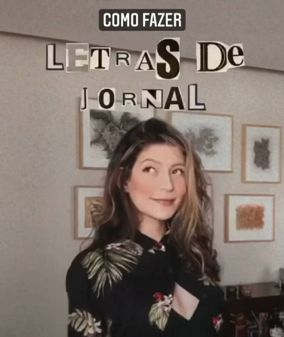 Apps ⚡Letras de jornal - Tutorial no link⚡