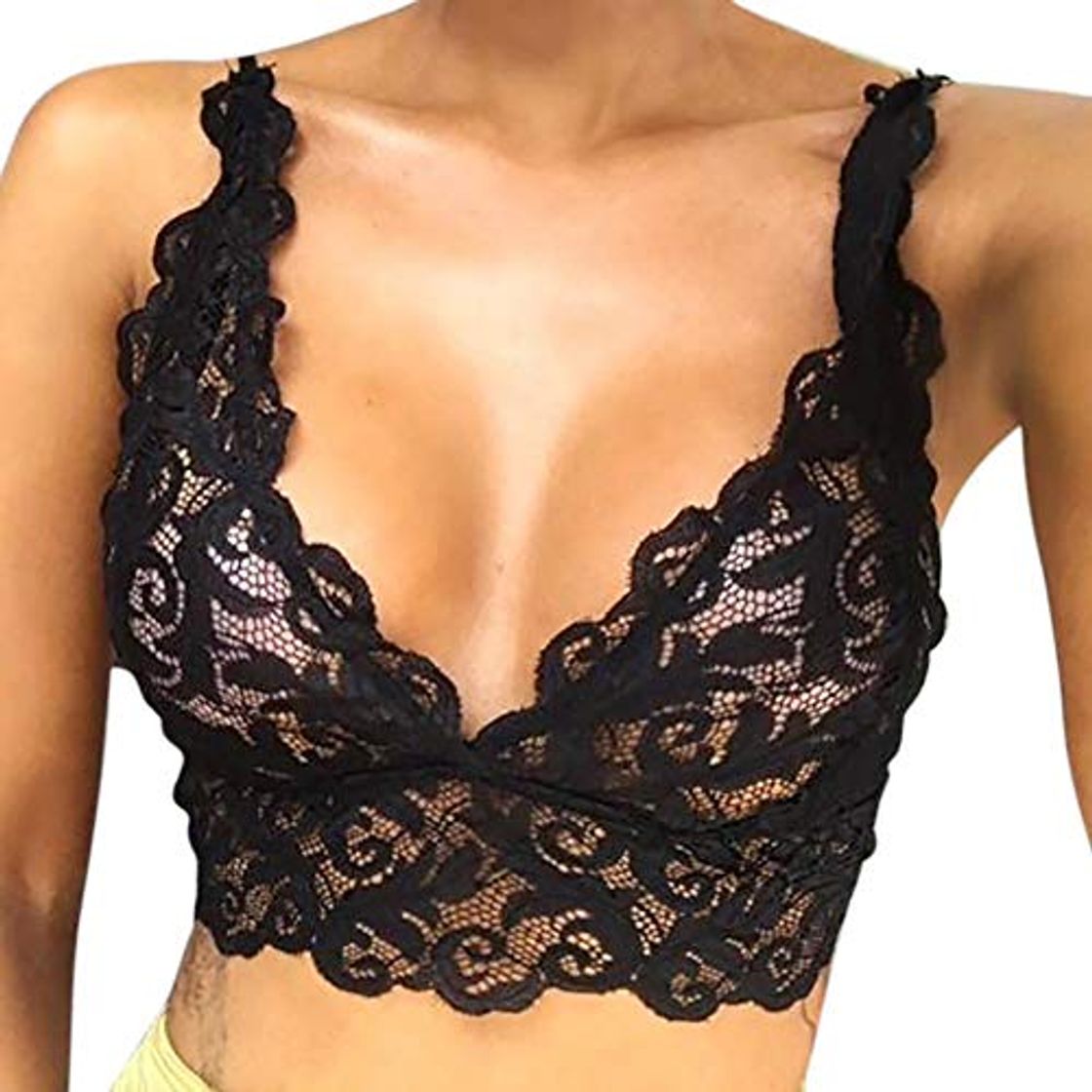 Producto VECDY Sexy Chaleco Mujeres Lencería Corsé Encaje Flores Bralette Bralet Bra Bra