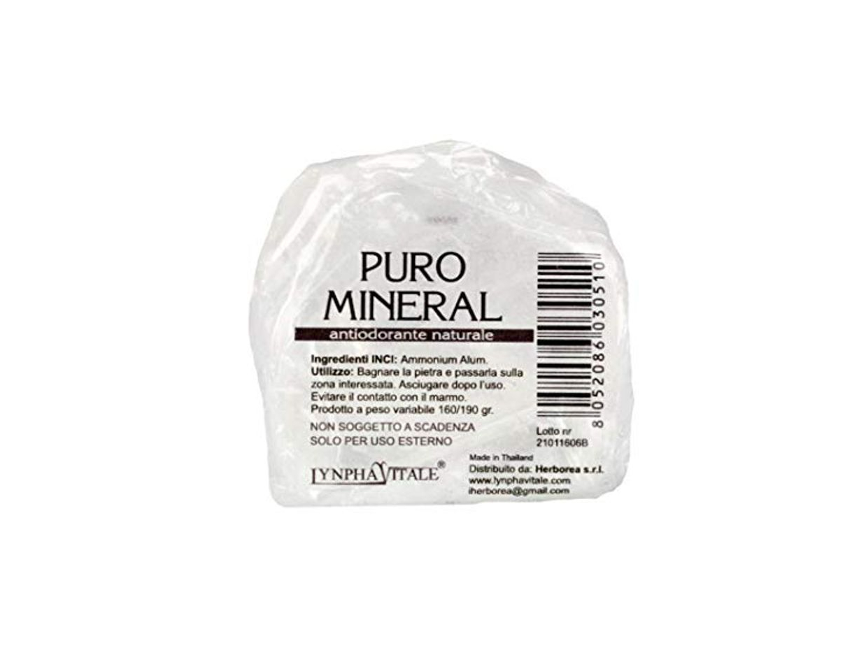 Social Desodorante de Alumbre de Amonio Natural en Piedra en Bruto - 160/190