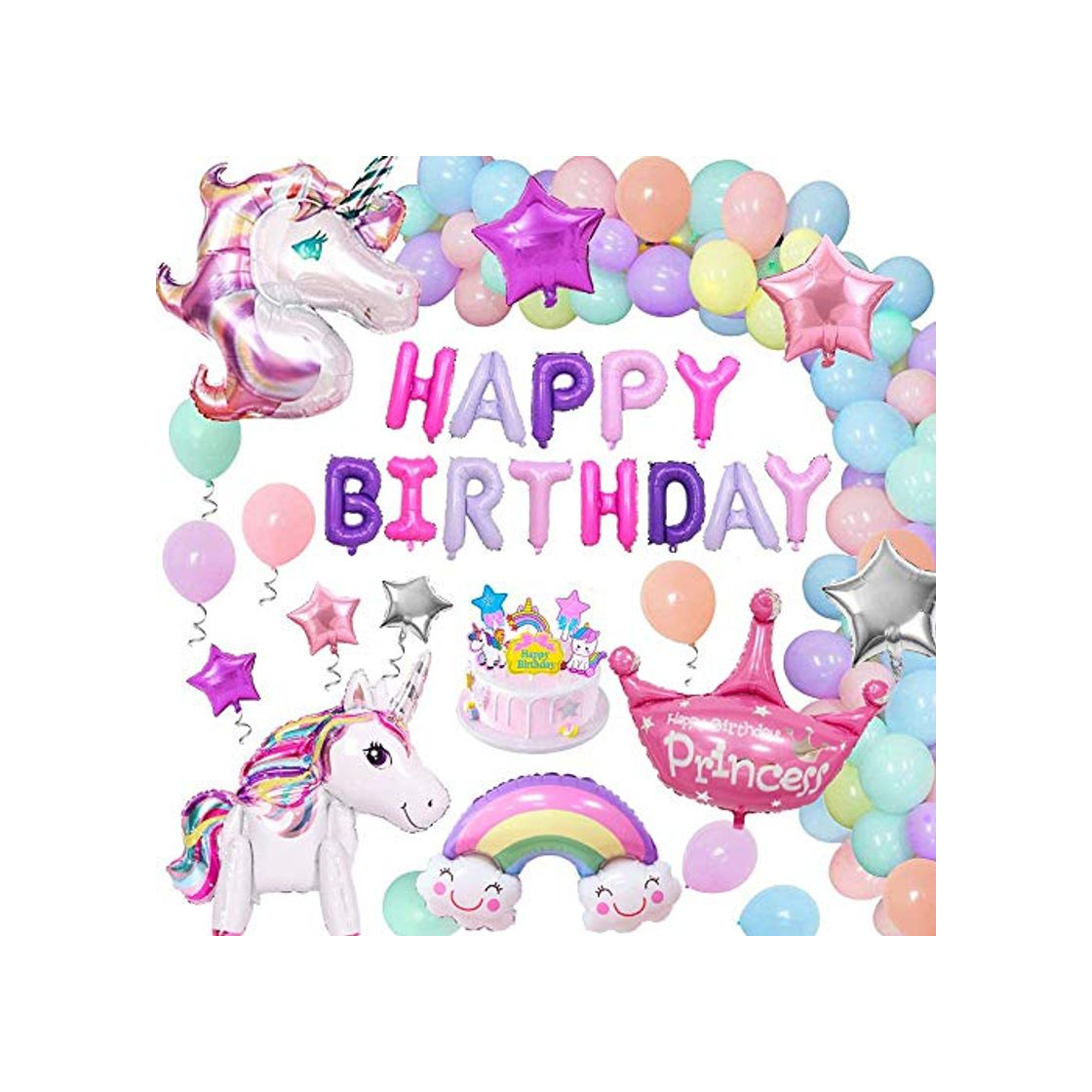 Social Unicornio Decoraciones Cumpleaños de Fiesta para Niños