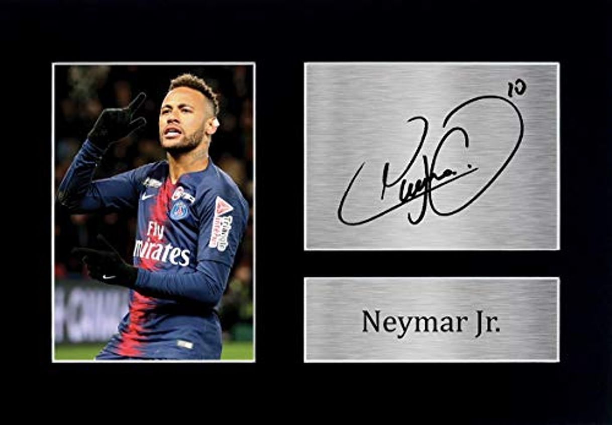 Elemento de la categoría hogar HWC Trading Neymar Jr A4 Sin Marco Regalo De Visualización De Fotos