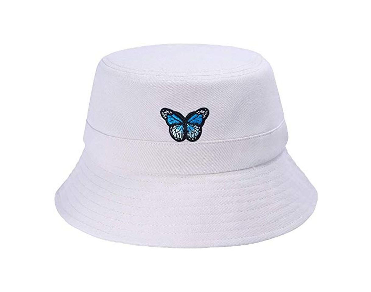 Fashion NSWZX Unisex Fashion Embroidered Bucket Hat Summer Short Brim for Men Women