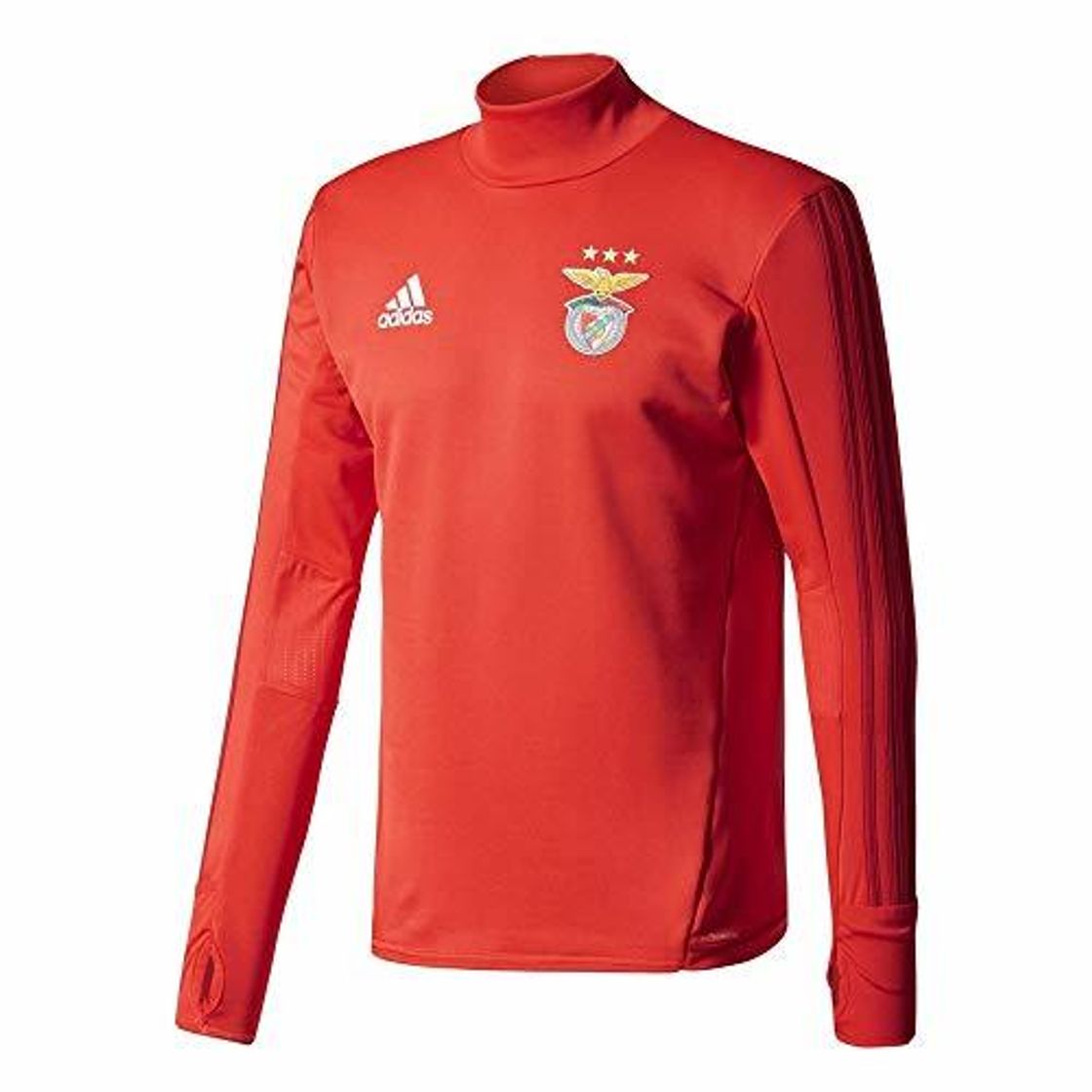 Fitness adidas SLB TRG Sudadera SL Benfica, Hombre, Rojo