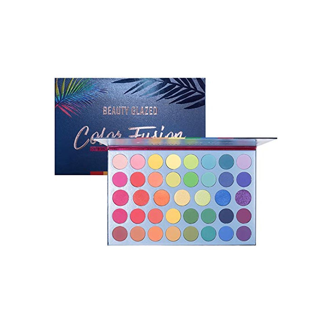 Social Beauty Glazed Paleta de polvo de sombra de ojos de 39 colores