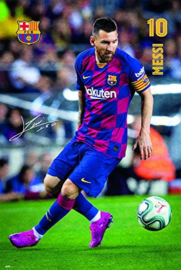 Producto Erik - Póster Messi FC Barcelona 2019/2020