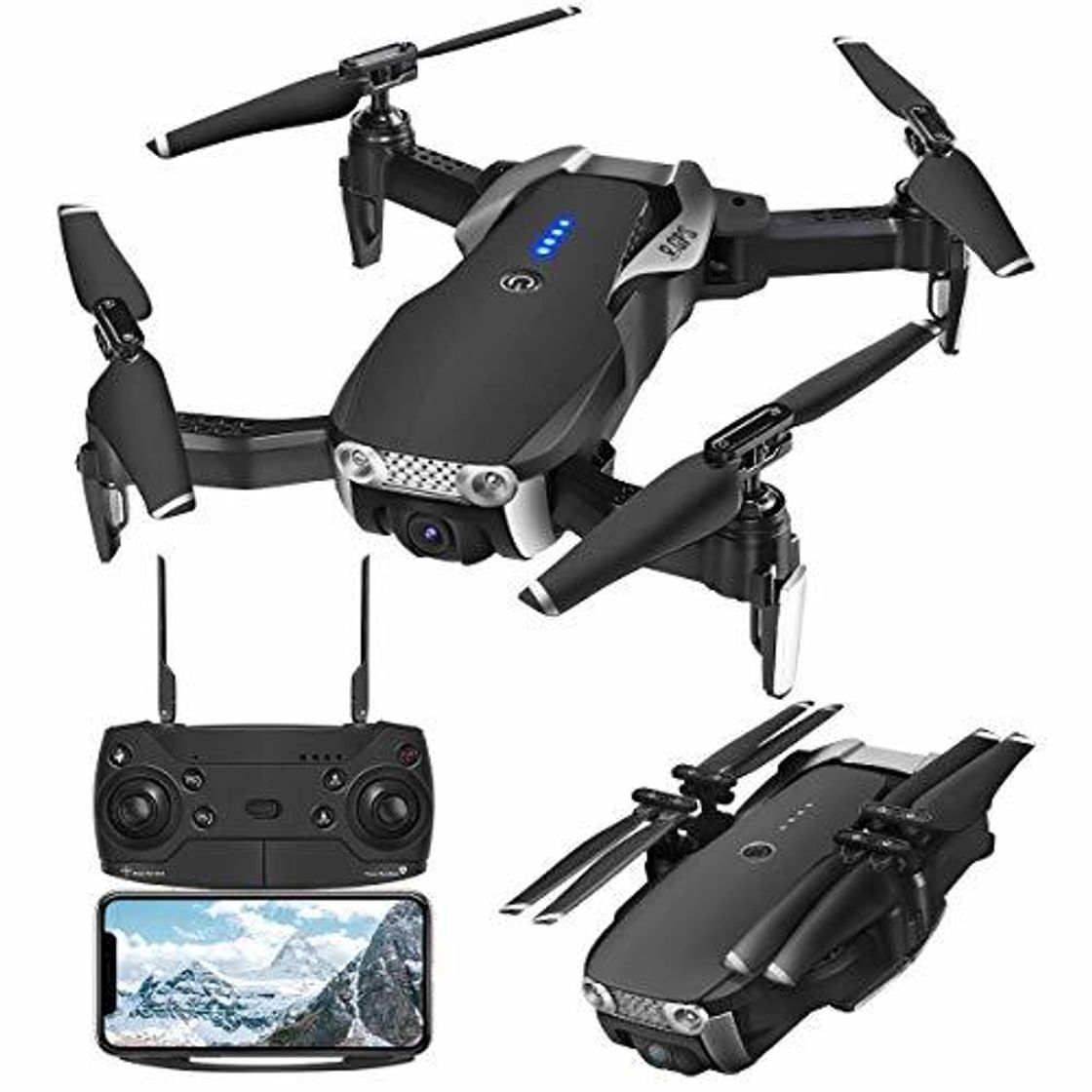 Social EACHINE E511S Drone con Camara HD Drone con Camara Profesional Estabilizador GPS
