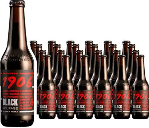 1906 Black Coupage Cerveza - Pack de 24 botellas x 330 ml