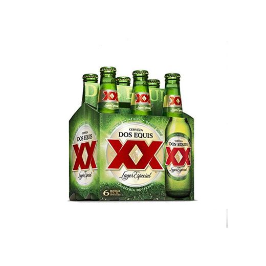 Dos Equis Cerveza Mexicana - Paquete de 6 botellas x 330 ml