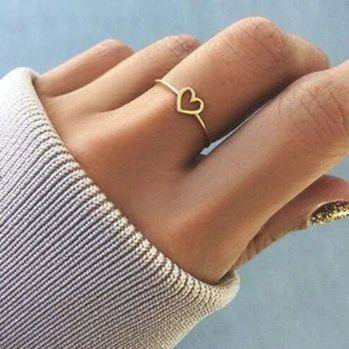 Moda Anillo de corazón 