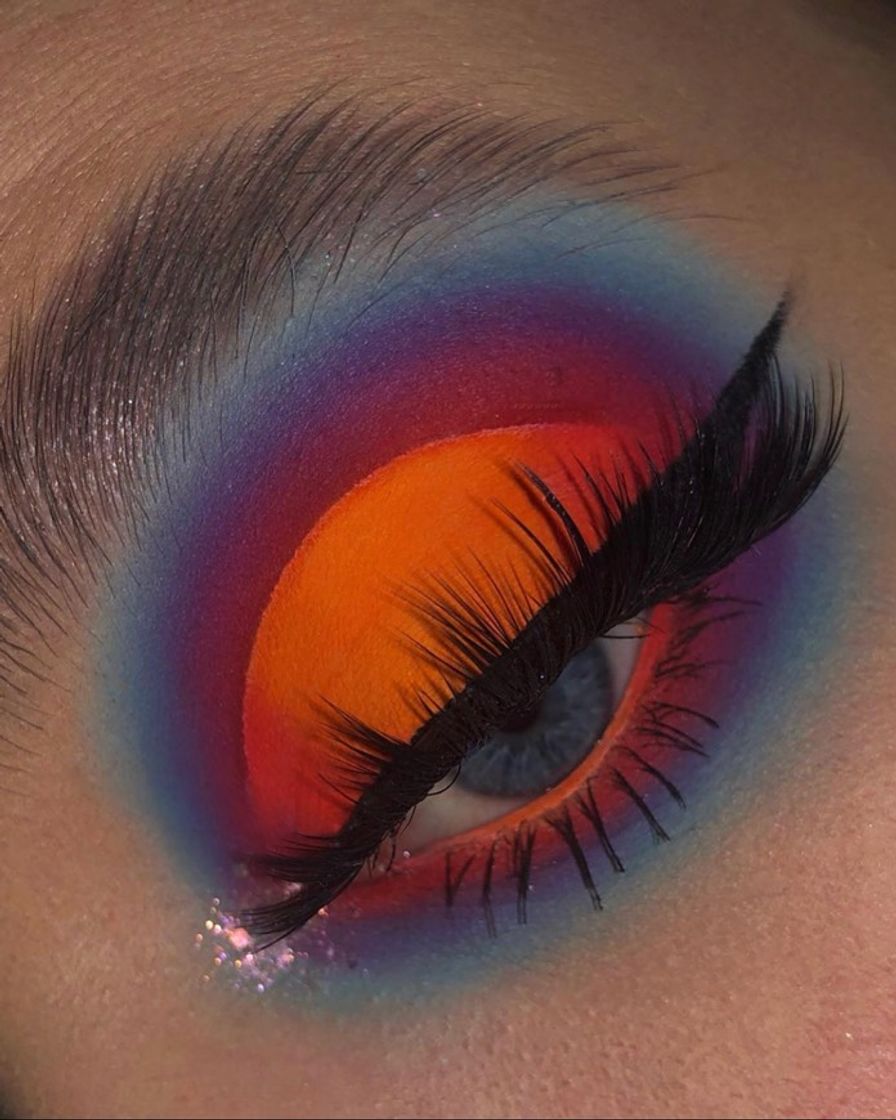 Fashion Sunset makeup 🌅 🧡💜💗