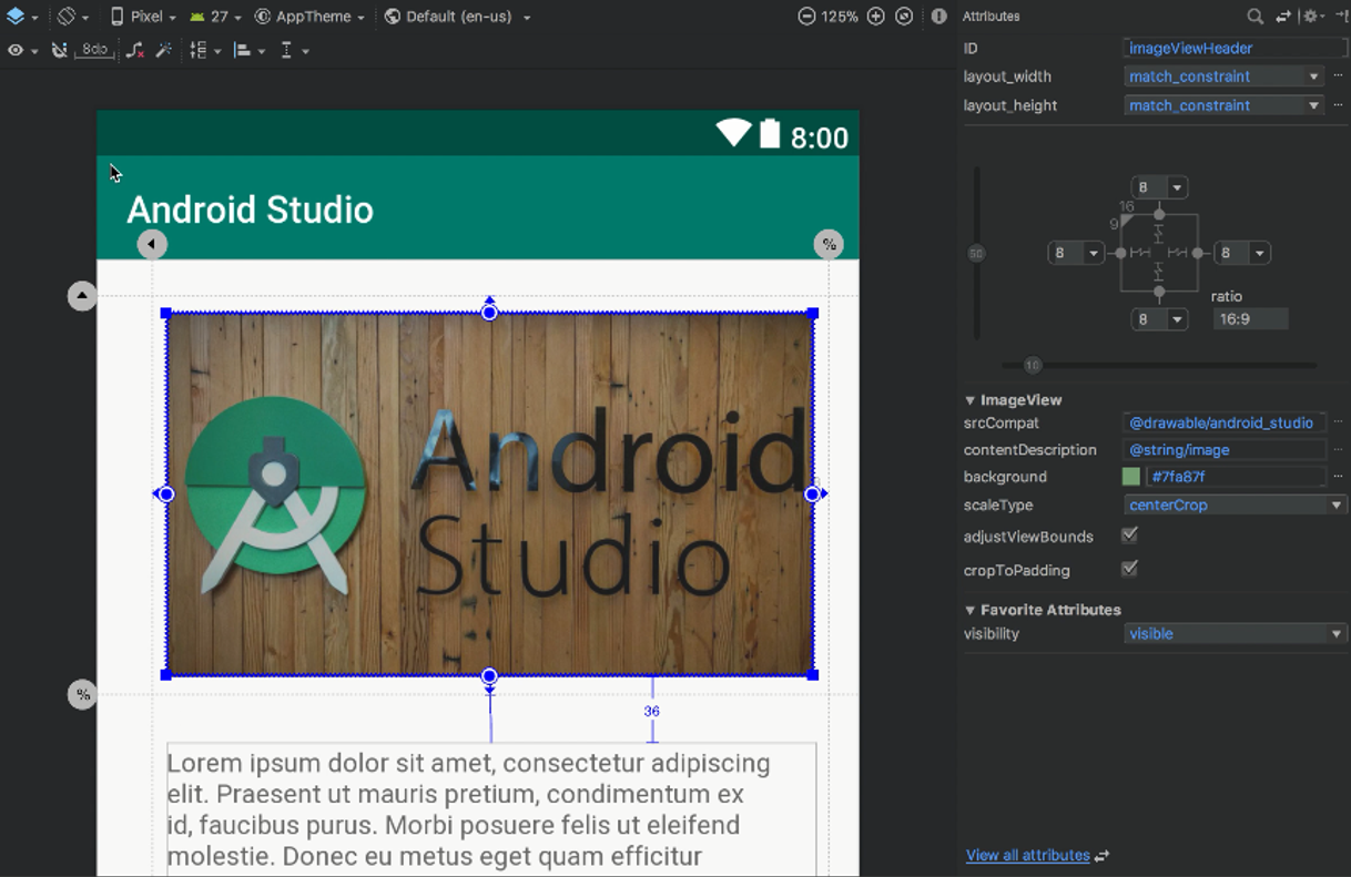 Moda Android studio para desarrolladores