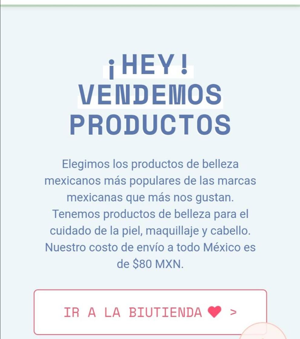 Fashion Tienda de skincare con productos naturales y mexicanos