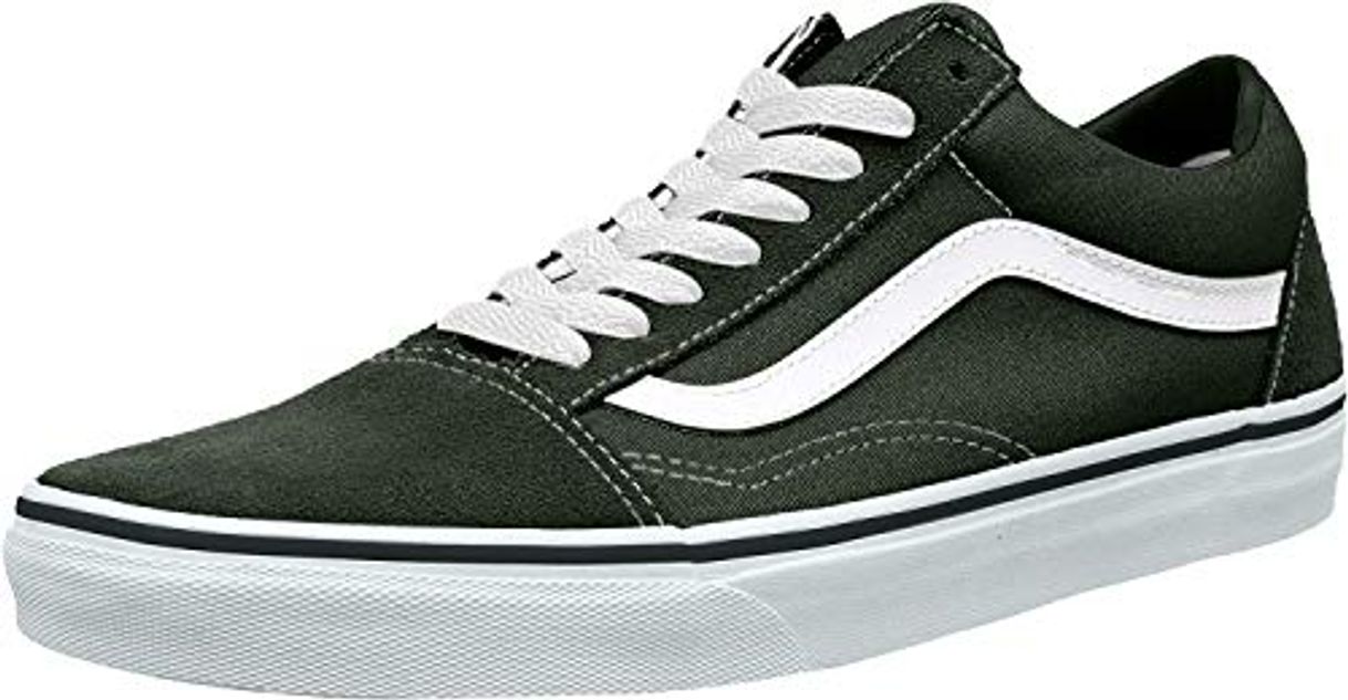 Fashion Vans Old Skool, Zapatillas Unisex Adulto, Negro