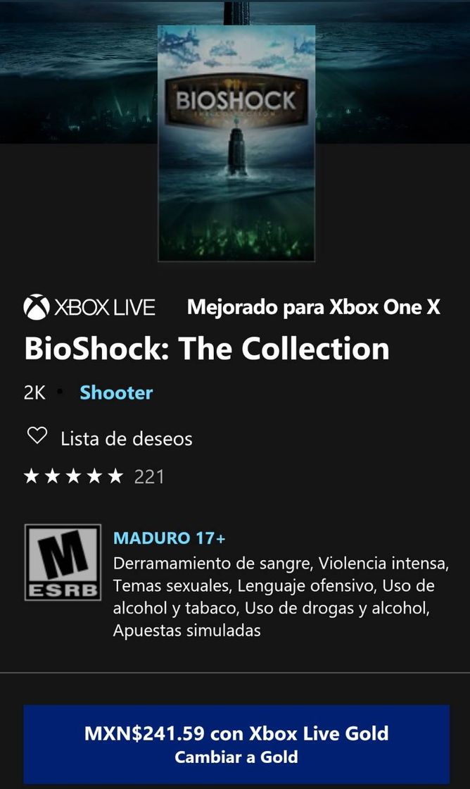 Moda COLECCION COMPLETA DE BIOSHOCK A UN SUPER PRECIO!!! (XBOX)