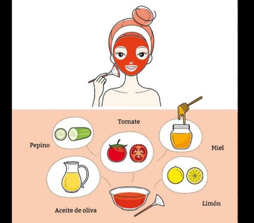 Mascarilla de tomate