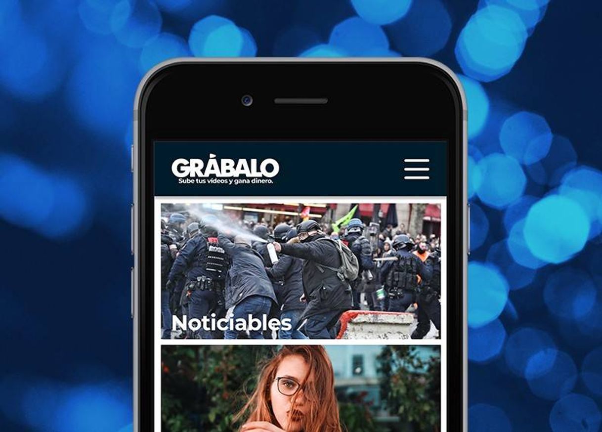 App Grábalo - Gana dinero con tus videos