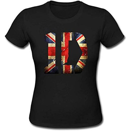 hkvbukhnkgf One Direction 1D Band Custom Design Womens Cotton T-Shirt tee Black（Size