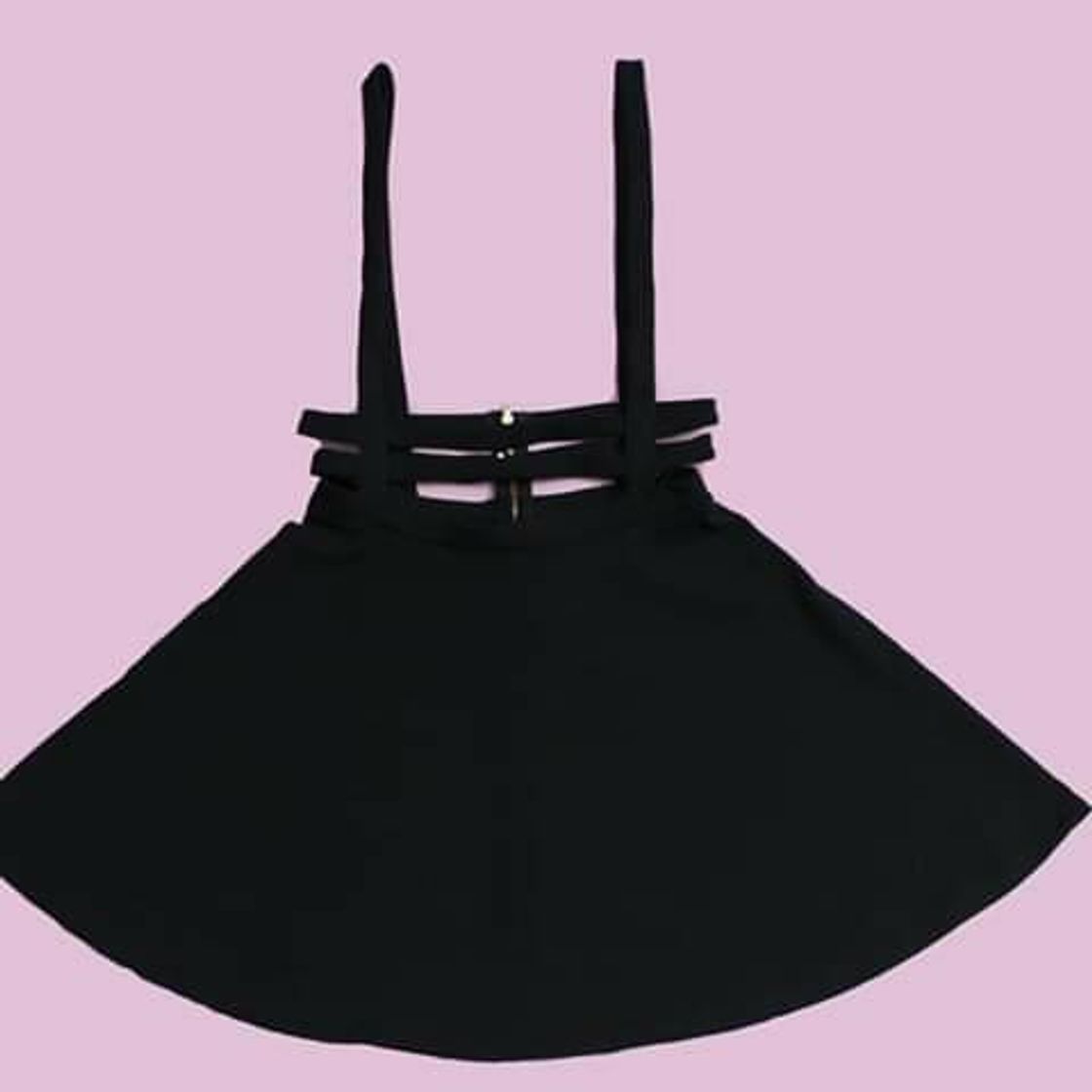 Social Falda con tirantes gótica 